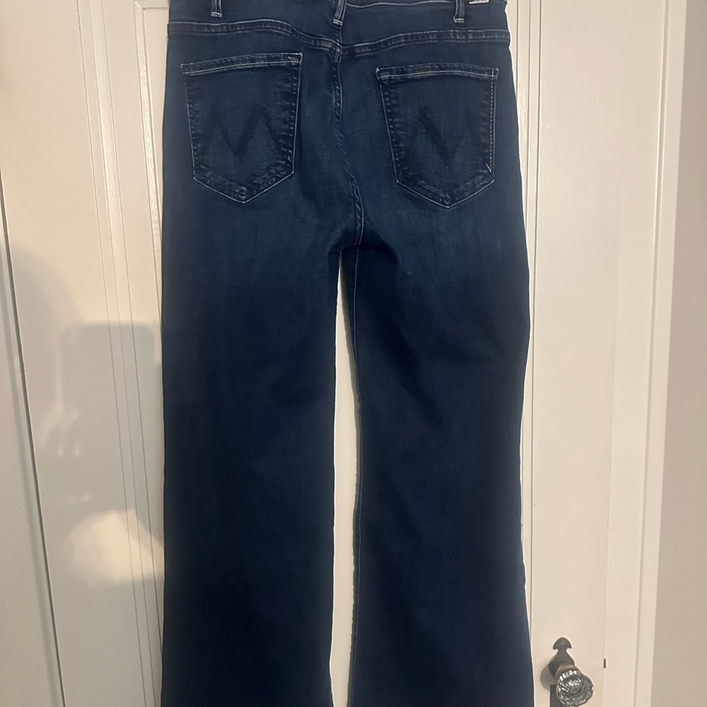 MOTHER Dark Blue Flare Jeans